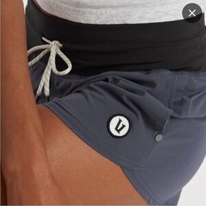 Vuori Women's Charcoal Athletic Shorts